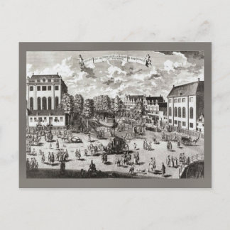 Postal Ámsterdam del siglo XIX, Sinagoga Portuguesa