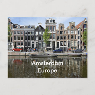 Postal Ámsterdam Europa Viaje de cosecha añada
