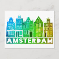 Ámsterdam Holland Canal House Viajes Coloridos