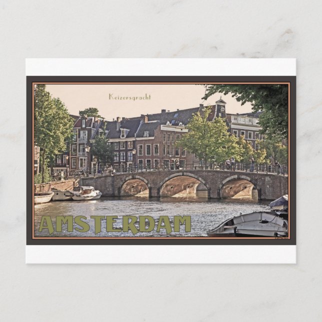 Postal Amsterdam - Keizersgracht (Anverso)