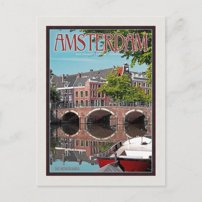 Postal Amsterdam - Keizersgracht (Anverso)