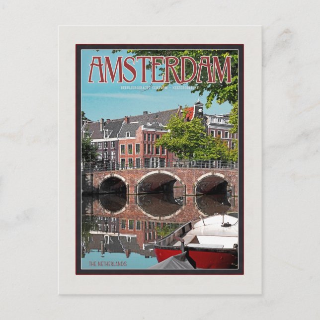 Postal Amsterdam - Keizersgracht-RGrachtCentrum (Anverso)