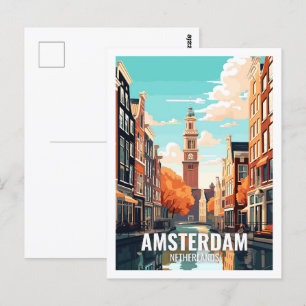 Postal Ámsterdam Países Bajos