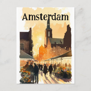 Postal Ámsterdam Países Bajos Holanda