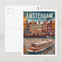 Amsterdam Países Bajos Vintage Famage Travel Place