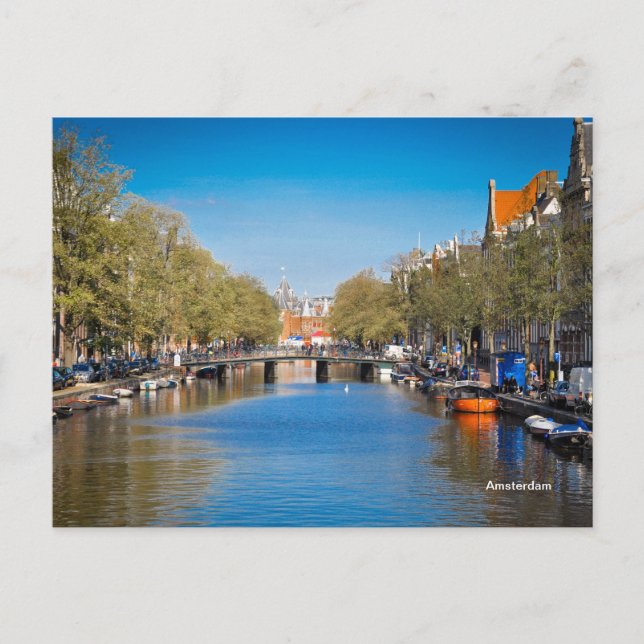 Postal Ámsterdam - Río (Anverso)