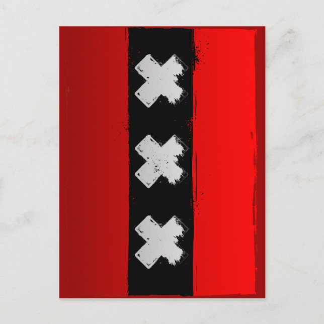 Postal Ámsterdam urbana (Anverso)