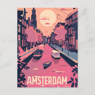 Postal Amsterdam Vintage