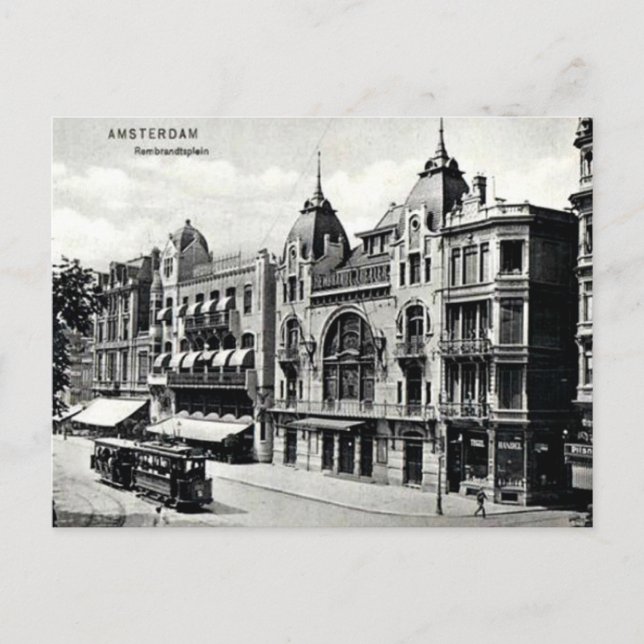 Postal Ámsterdam vintage (Anverso)