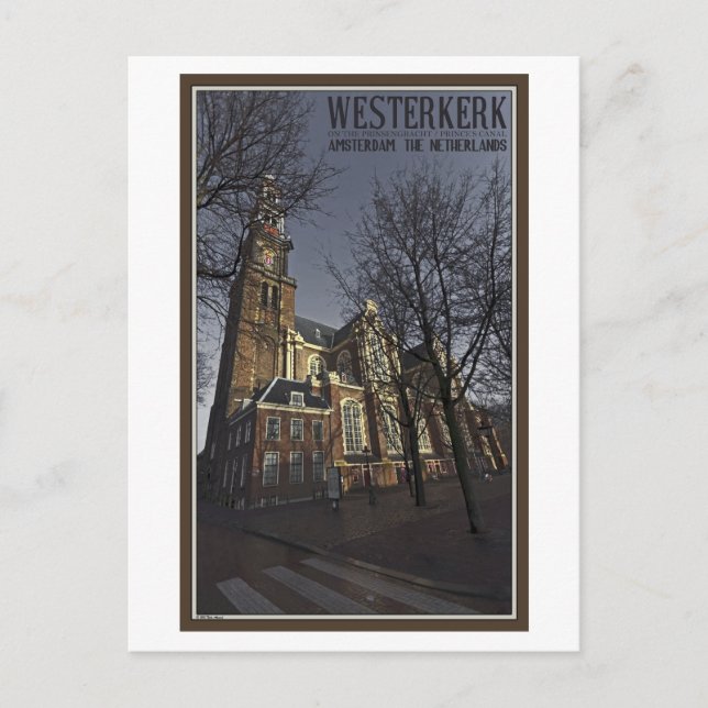 Postal Amsterdam - Westerkerk (Anverso)