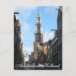 Postal Amsterdam Westerkerk Western Church Holland