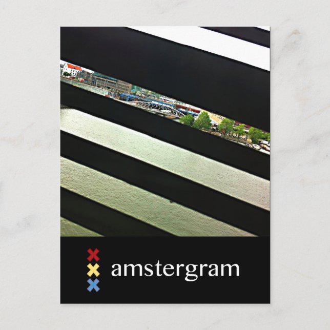Postal Amstergrama de puerto (Anverso)