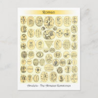 Amuletos romanos - Grabados de piedras preciosas d