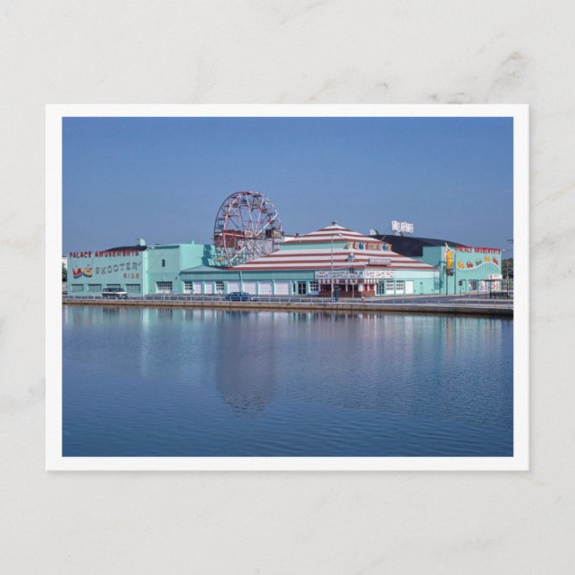 Postal Amusements Palace, Asbury Park, Nueva Jersey (Anverso)