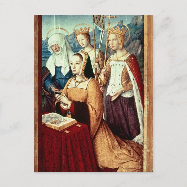 Postal Ana de Bretaña (Anverso)