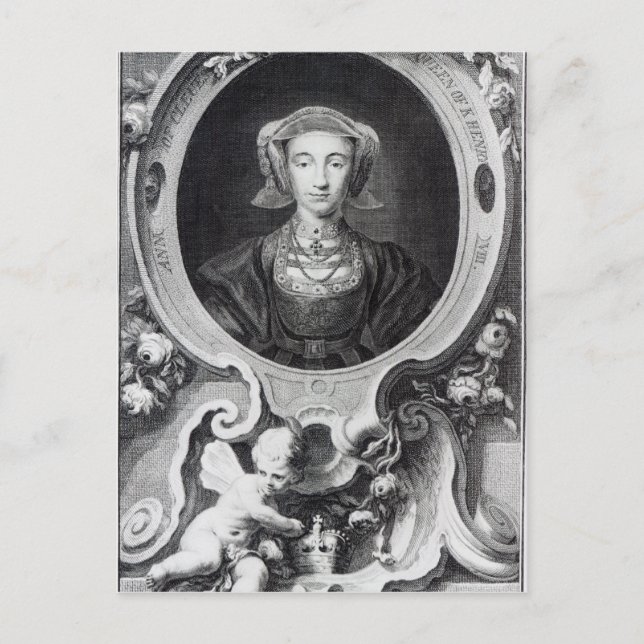Postal Ana de Cleves (Anverso)