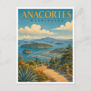 Postal Anacortes Washington Cap Sante GeoSaga