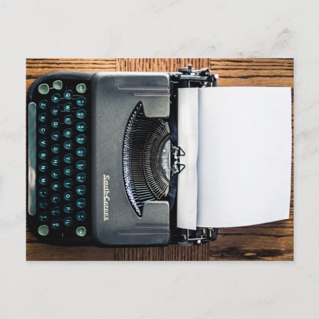 Postal ¡Añada su propio texto al papel de máquina de (Anverso)