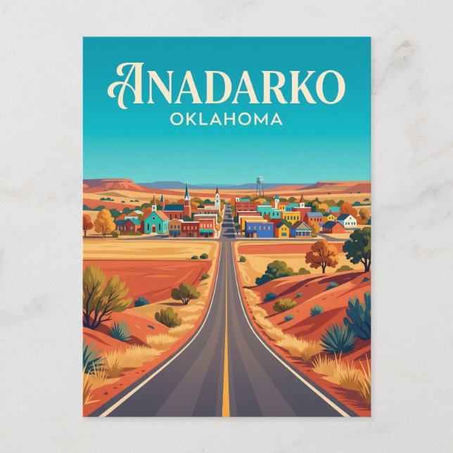 Postal Anadarko EE. UU. (Anverso)