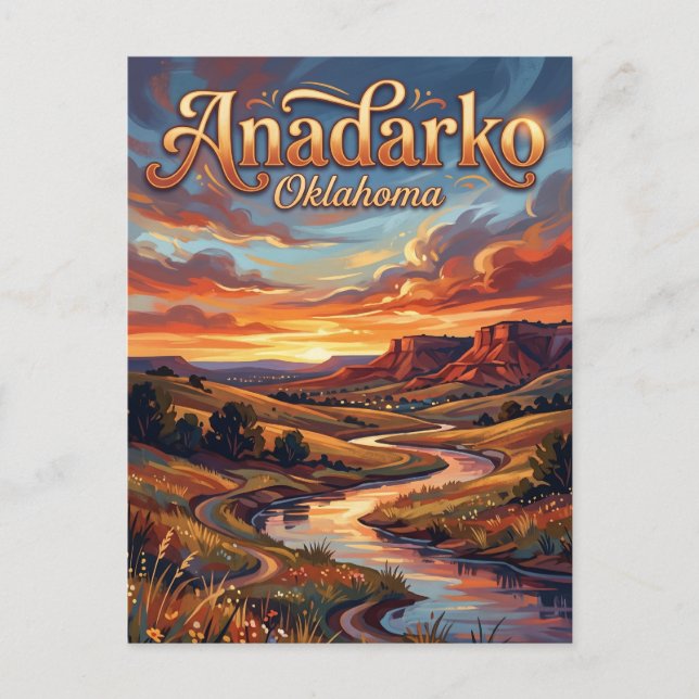 Postal Anadarko EE. UU. (Anverso)