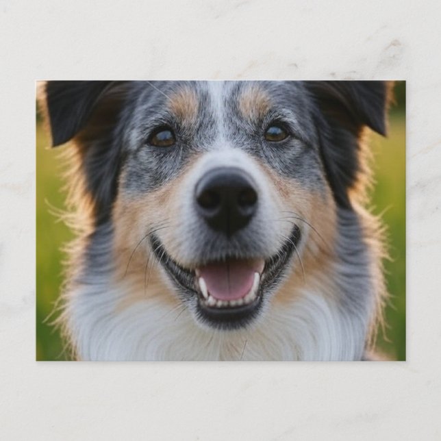 Postal Añadir Personalizar de fotografía Mascota (Anverso)