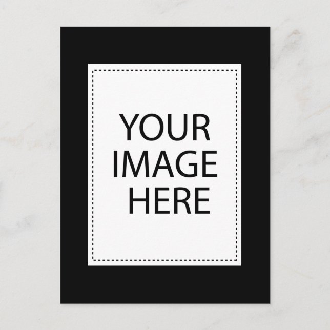Postal Añadir Su Propia Imagen O Texto - Personalizado (Anverso)