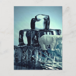 Postal Añadir su propio eslogan para salvar el planeta de