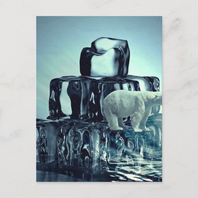 Postal Añadir su propio eslogan para salvar el planeta de (Anverso)