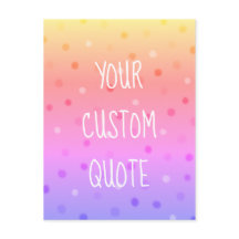Añadir tu propia cita positiva Happy Abstract Spot