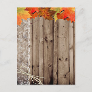 Postal Añadir tu propio texto Invitar a la caída