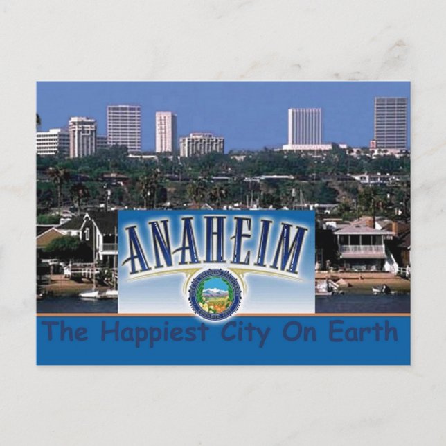 POSTAL ANAHEIM (Anverso)