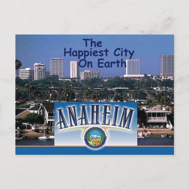 POSTAL ANAHEIM (Anverso)
