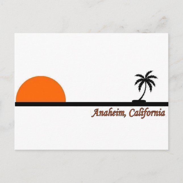 Postal Anaheim, California (Anverso)