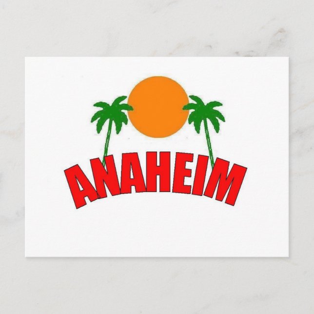 Postal Anaheim, California (Anverso)
