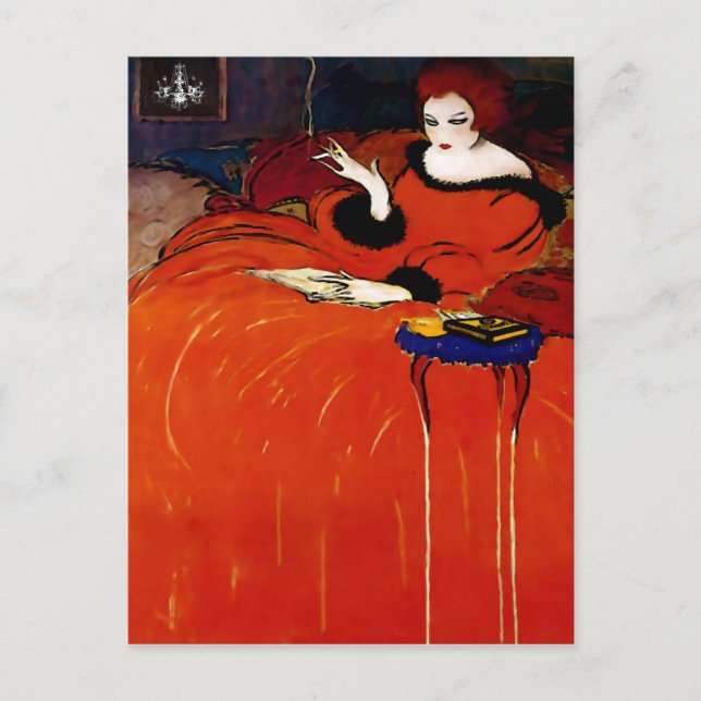 Postal Analizando mi novio ~ Postcard (Anverso)