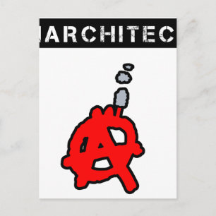 Postal Anarchitecte - Jeux de Mots - Francois Ville
