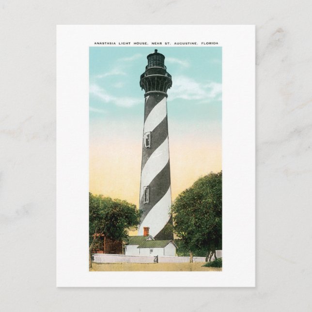 Postal Anastasia Light House, St. Augustine, FL (Anverso)