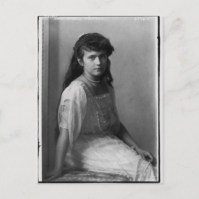 Postal Anastasia Nikoláyevna, Gran Duquesa de Rusia (Anverso)