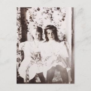 Postal Anastasia y María del Gran Ducado de Rusia, Romano