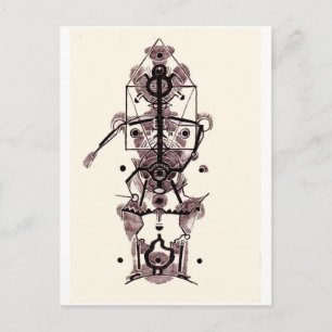 Postal Anatomía de un artista