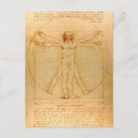 Anatomía humana, hombre de Vitruvian de Leonardo