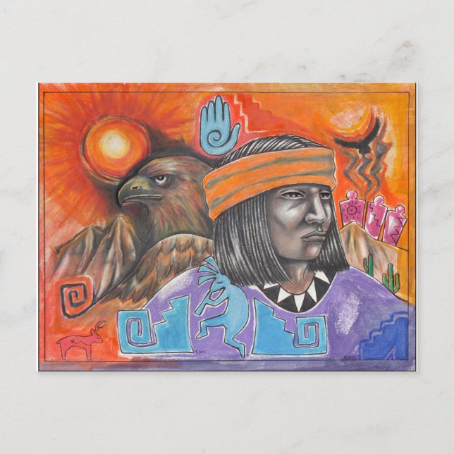 Postal Ancestro de AnayaWari (Anverso)