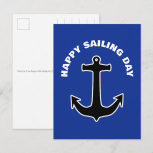 Postal ANCHOR Silueta - diseño náutico 1