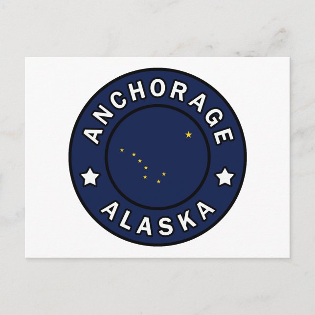 Postal Anchorage Alaska (Anverso)