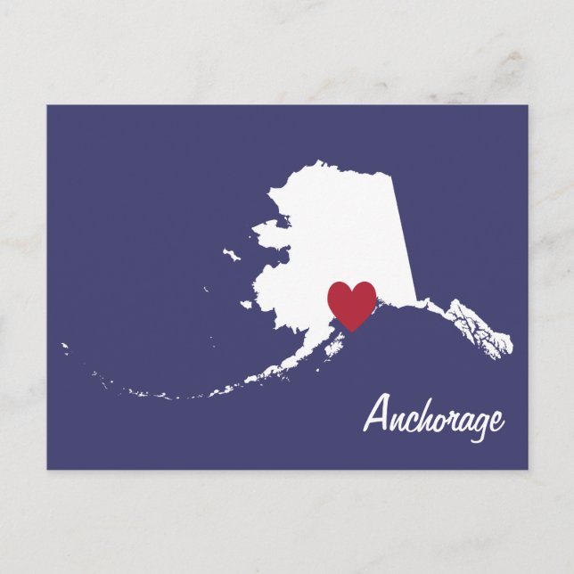 Postal Anchorage Alaska (Anverso)