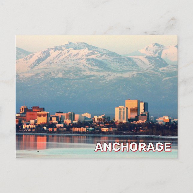 Postal Anchorage, Alaska (Anverso)