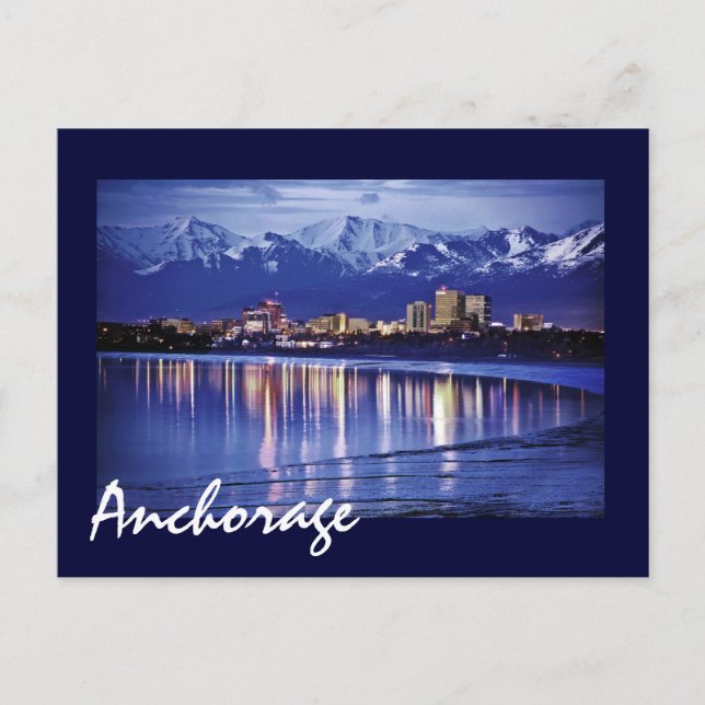 Postal Anchorage, Alaska, EE.UU. (Anverso)