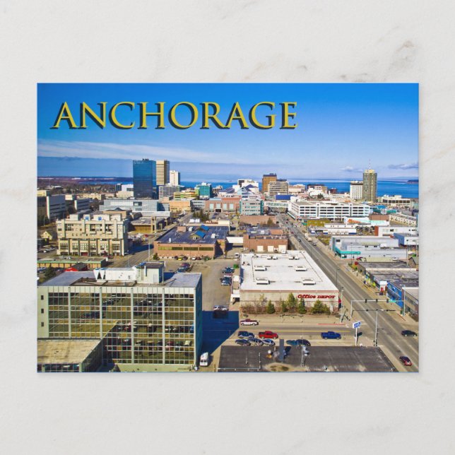 Postal Anchorage, Alaska, EE.UU. (Anverso)