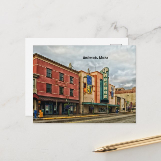 Postal Anchorage Cityscape (Anverso/Reverso In Situ)