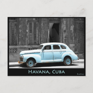 POSTAL ANCIANO EN LA HABANA